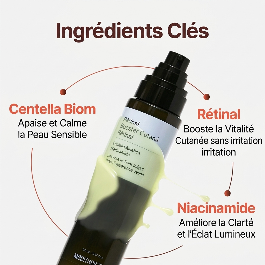 Flacon et ingrédients